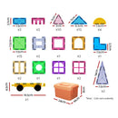 Keezi 60pcs Kids Magnetic Tiles Blocks Building Educational Toys Children Gift - NuSea