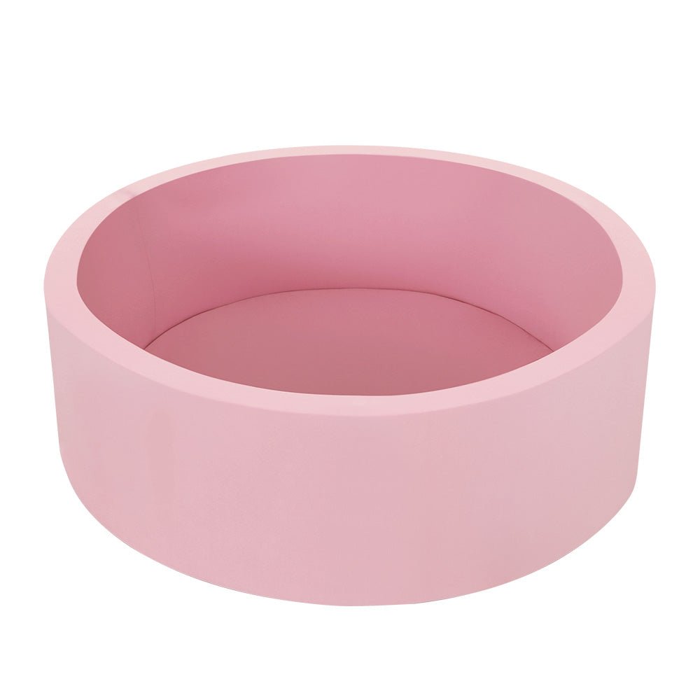 Keezi Kids Ball Pit 90x30cm Ocean Foam Play Pool Barrier Toys Children Pink - NuSea