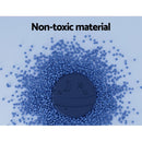 Keezi Kids Basketball Hoop Stand Adjustable 6 - in - 1 Sports Center Toys Set Blue - NuSea