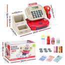 Keezi Kids Cash Register Calculator Pretend Play Shops Money Checkout Toys Set - NuSea