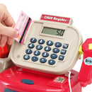 Keezi Kids Cash Register Calculator Pretend Play Shops Money Checkout Toys Set - NuSea