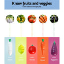 Keezi Kids Kitchen Play Set Wooden Pretend Toys Cooking Utensils Pots Pans Food - NuSea