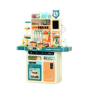 Keezi Kids Kitchen Pretend Play Set Cooking Sound Steam Light Function - NuSea