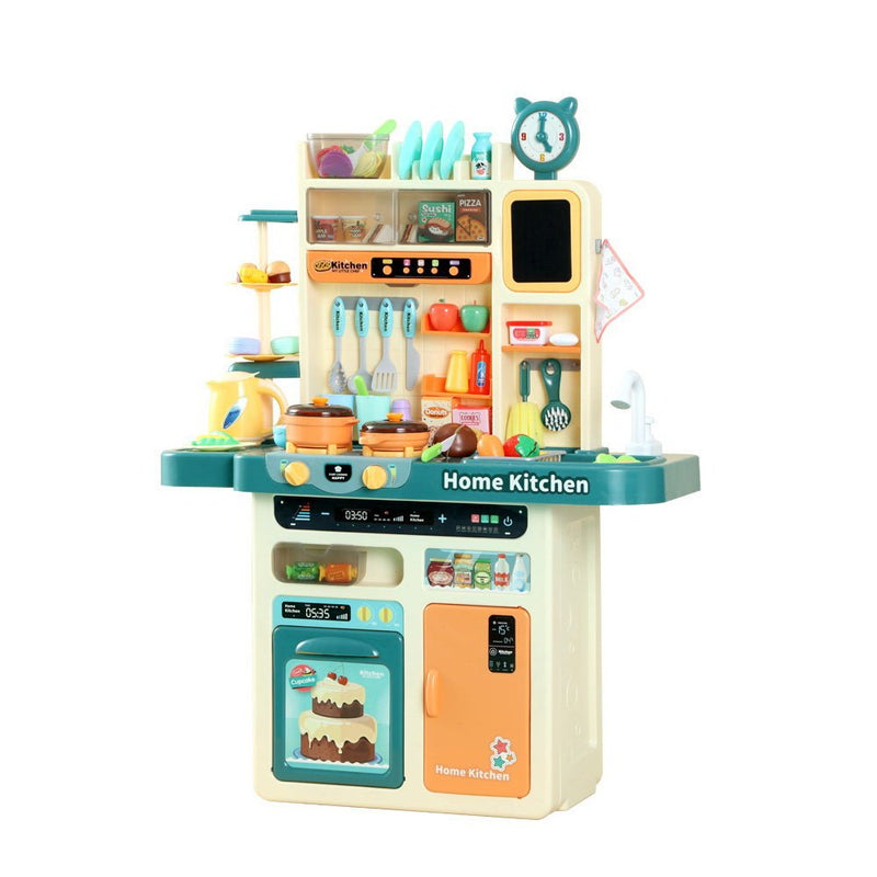 Keezi Kids Kitchen Pretend Play Set Cooking Sound Steam Light Function - NuSea
