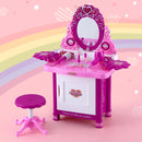 Keezi Kids Pretend Makeup Play Set Dressing Table Chair Girls Toys Children - NuSea