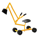 Keezi Kids Ride On Car Digger Bulldozer Sandpit Play Toys Rotate Seat Yellow - NuSea