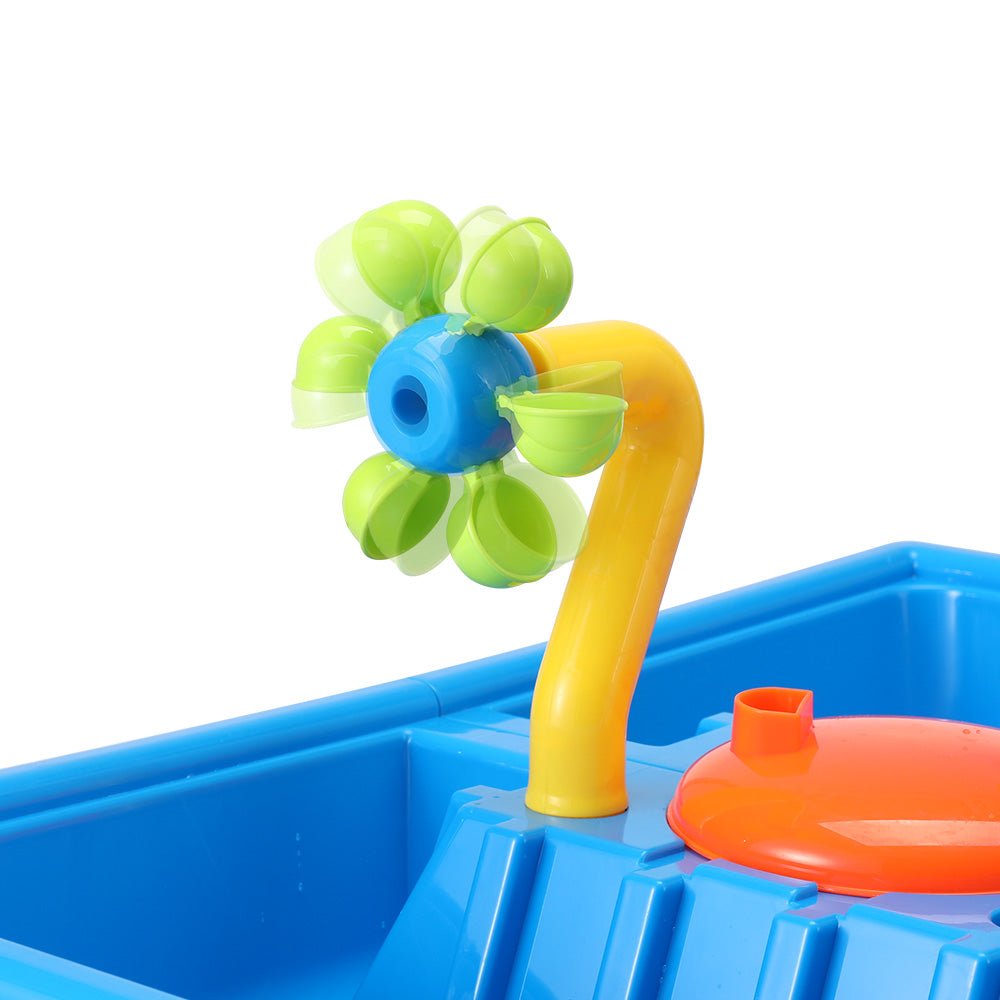 Keezi Kids Sand and Water Table Windmill Shovel Outdoor Sandpit Toys Beach Play - NuSea