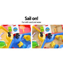 Keezi Kids Sandpit Pretend Play Set Outdoor Sand Water Table Beach Toy - NuSea
