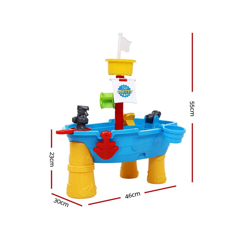 Keezi Kids Sandpit Pretend Play Set Outdoor Toys Water Table Activity Play Set - NuSea