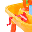 Keezi Kids Sandpit Pretend Play Set Sand Water Table Chair Outdoor Beach Toy - NuSea