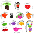 Keezi Kids Sandpit Pretend Play Set Sand Water Table Outdoor Beach Toy Children - NuSea