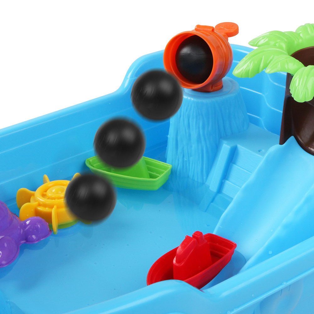 Keezi Kids Sandpit Pretend Play Set Sand Water Table Outdoor Beach Toy Children - NuSea