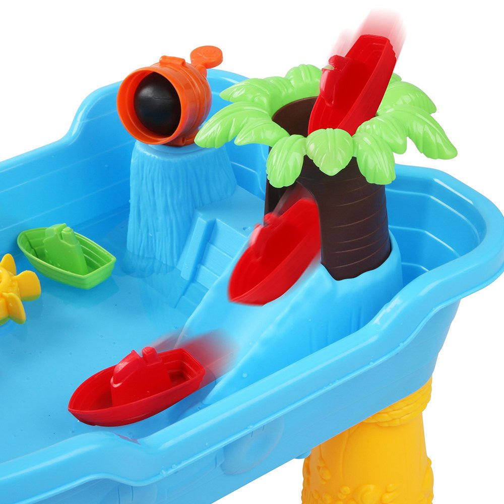 Keezi Kids Sandpit Pretend Play Set Sand Water Table Outdoor Beach Toy Children - NuSea