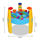 Keezi Kids Sandpit Pretend Play Set Water Sand Table Children Outdoor Toy Umbrella - NuSea