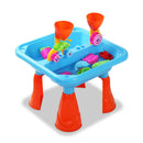Keezi Kids Sandpit Pretend Play Sets Beach Toys Outdoor Sand Water Table Set - NuSea