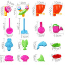 Keezi Kids Sandpit Pretend Play Sets Beach Toys Outdoor Sand Water Table Set - NuSea