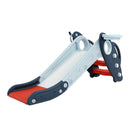 Keezi Kids Slide Set Basketball Hoop Rings Outdoor Playground Toys 110cm Blue - NuSea