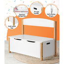Keezi Kids Toy Box Chest Storage Blanket Children Organiser Seating Bench - NuSea