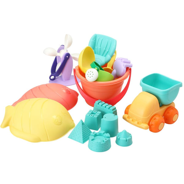 Keezi Kids Water Table Tool Kit Sand Truck Windmill Bucket Shovel Sandpit Toys - NuSea