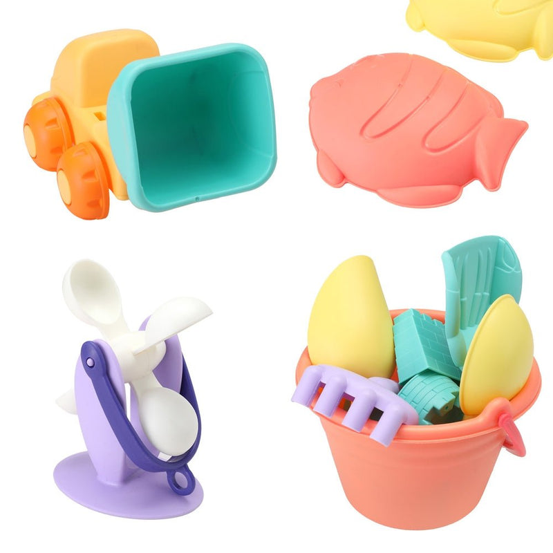 Keezi Kids Water Table Tool Kit Sand Truck Windmill Bucket Shovel Sandpit Toys - NuSea