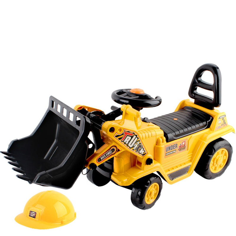 Keezi Ride On Car Toys Kids Excavator Bulldozer Sandpit Digger Car Pretend Play - NuSea