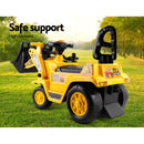 Keezi Ride On Car Toys Kids Excavator Bulldozer Sandpit Digger Car Pretend Play - NuSea