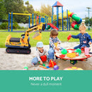 Keezi Ride On Car Toys Kids Excavator Digger Sandpit Bulldozer Car Pretend Play - NuSea
