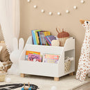 Kids Storage Bookcase 3 Compartments, White - NuSea