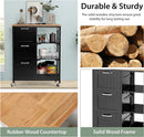 Kitchen Island Cart with Storage, Drawers, Shelves - NuSea