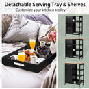 Kitchen Island Cart with Storage, Drawers, Shelves - NuSea