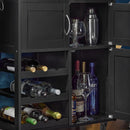 Kitchen Trolley Bottle Rack Drawer Cabinet - NuSea