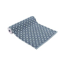 Ladelle Eden Ribbed Eco Recycled Cotton Table Runner 33 x 150 cm Navy - NuSea