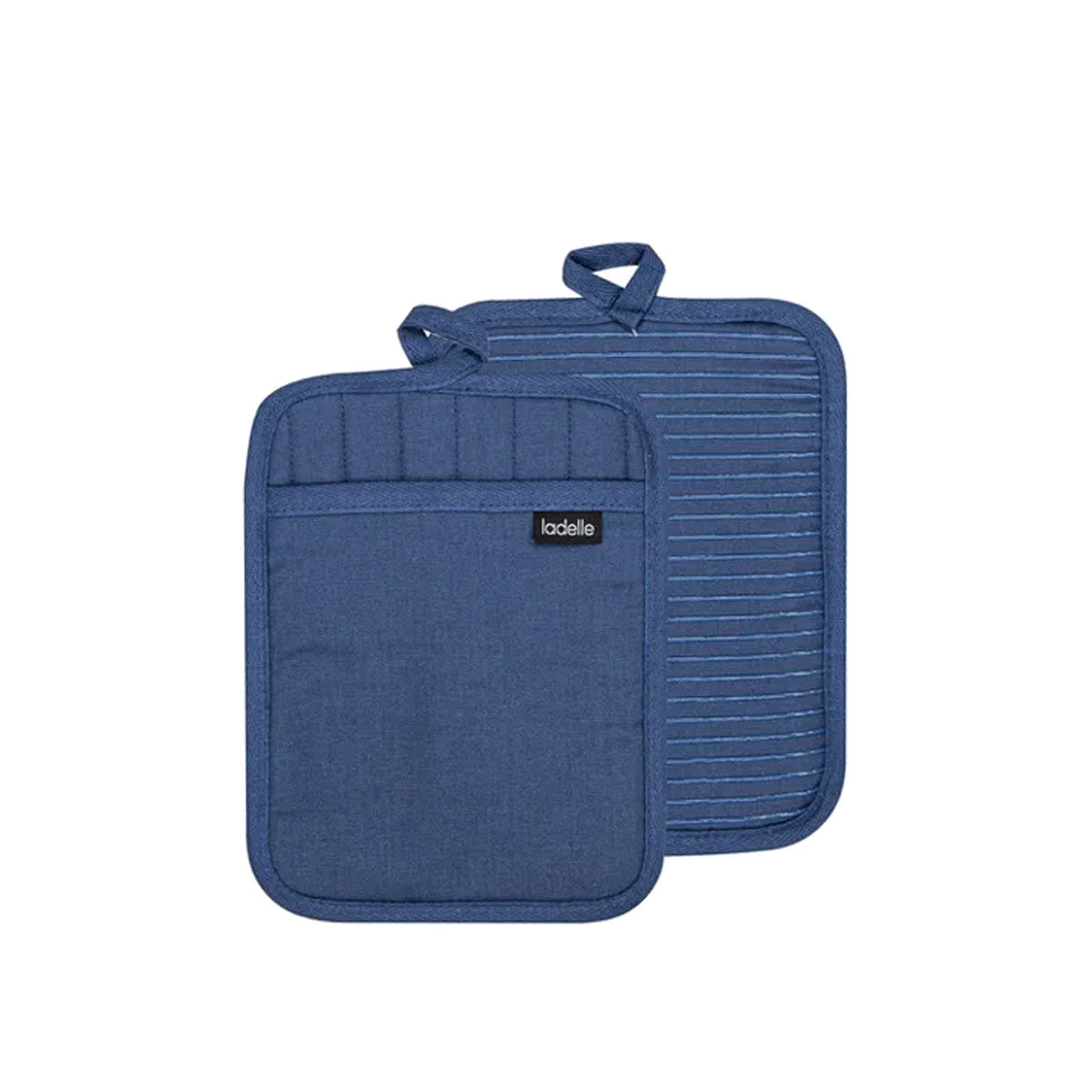 Ladelle Lennox Marine Set of 2 Pot Holders 19 x 24.5 cm - NuSea
