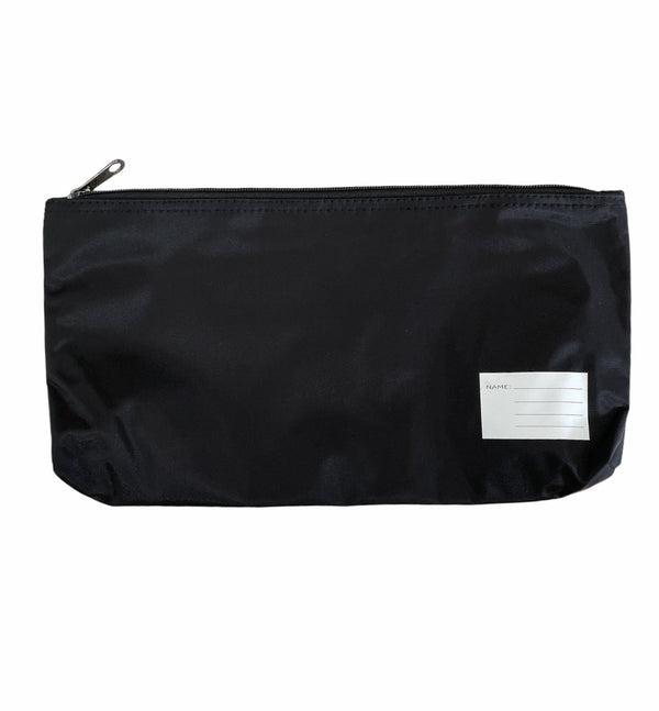 Large Capacity School Stationery Pen Pencil Case Bag - Black - NuSea