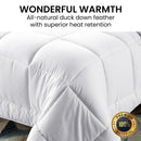 Laura Hill 700GSM Duck Down Feather Quilt Duvet Doona - Super King - NuSea