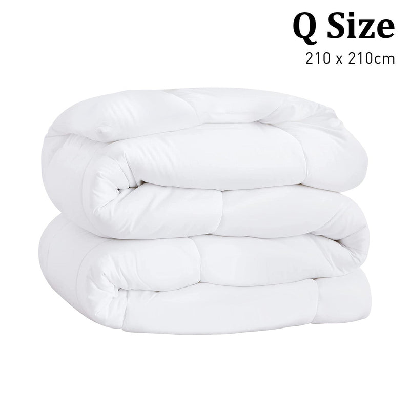 Laura Hill 800GSM Goose Down Feather Comforter Doona - Queen - NuSea