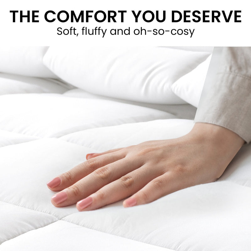 Laura Hill 800GSM Goose Down Feather Comforter Doona - Super King - NuSea