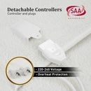 Laura Hill Electric Blanket Heated Fitted King Size Bed Safety 9 Heat Levels - NuSea