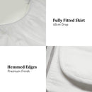 Laura Hill Electric Blanket Queen Size Fitted Underlay Winter Throw - White - NuSea