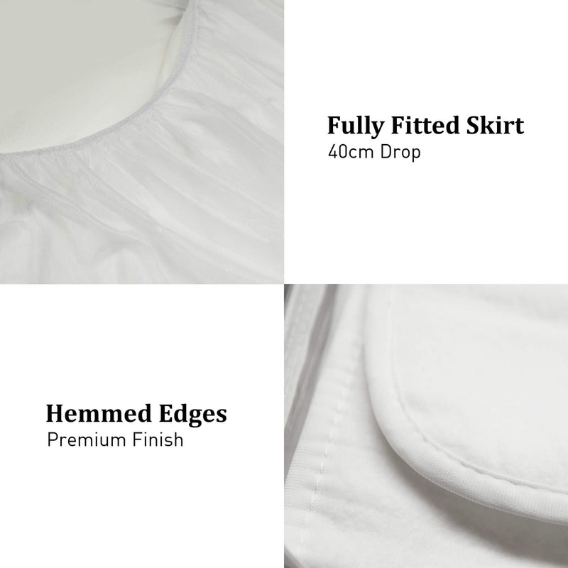 Laura Hill Electric Blanket Queen Size Fitted Underlay Winter Throw - White - NuSea