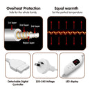 Laura Hill Heated Electric Blanket Throw Rug Coral Warm Fleece Grey - NuSea