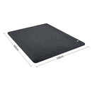 Laura Hill Heated Electric Blanket Throw Rug Coral Warm Fleece Grey - NuSea