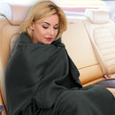 Laura Hill Heated Electric Car Blanket 150x110cm 12v - Black - NuSea