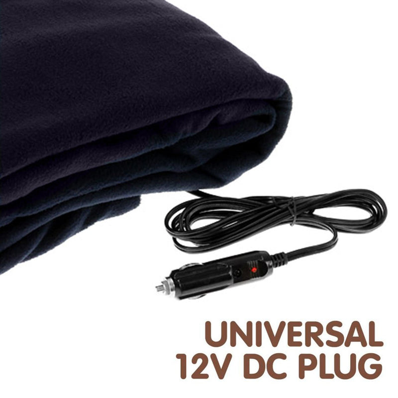 Laura Hill Heated Electric Car Blanket 150x110cm 12v - Blue - NuSea