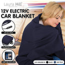 Laura Hill Heated Electric Car Blanket 150x110cm 12v - Blue - NuSea