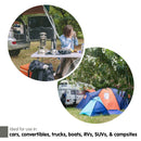 Laura Hill Heated Electric Car Blanket 150x110cm 12v - Navy Blue - NuSea