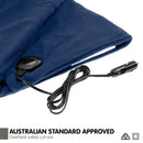 Laura Hill Heated Electric Car Blanket 150x110cm 12v - Navy Blue - NuSea
