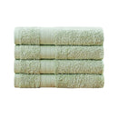 Linenland Bath Towel 4 Piece Cotton Hand Towels Set - Sage Green - NuSea