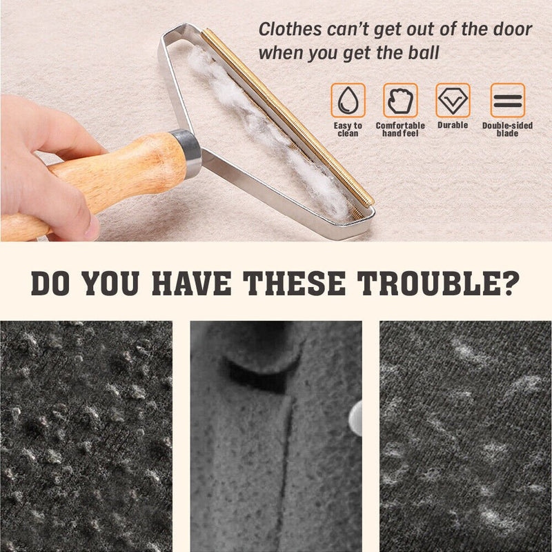 Lint Remover For Pet Hair Cat & Dogs Clothes Shaver Fabric Brush Wool Roller - NuSea