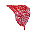Logan Red Lace Table Runner with Tassle 33 x 180 cm - NuSea